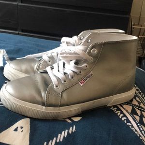 Superga x A&F high top sneakers size 6.5